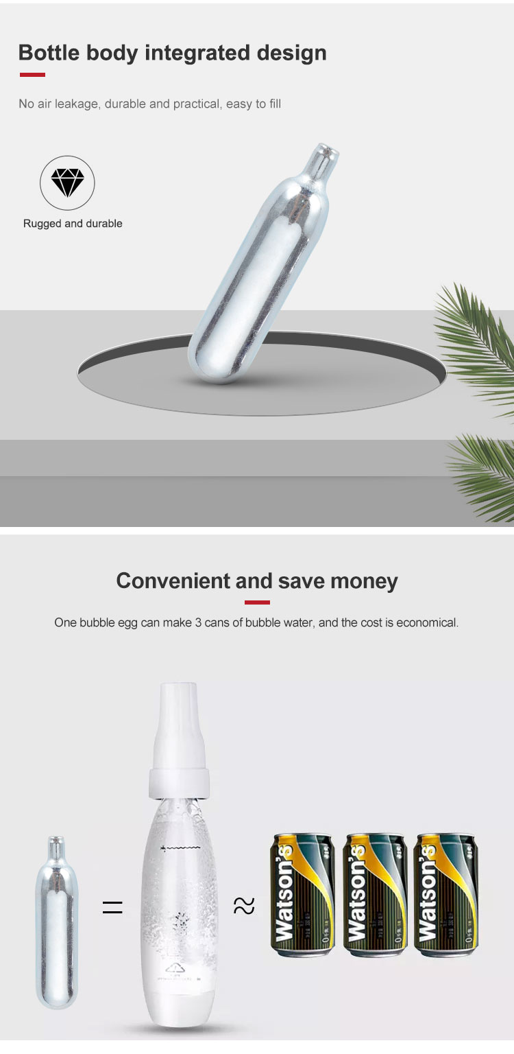 16g CO2 Thread Cartridges for Tire Inflation