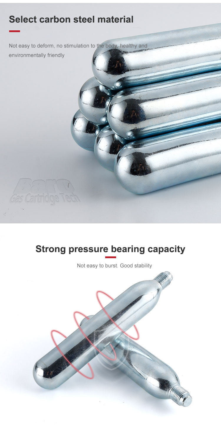 88g CO2 Threaded Cartridge For Airsoft