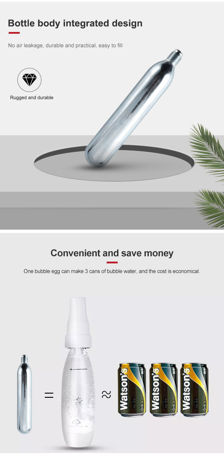 88g CO2 Threaded Cartridge For Airsoft