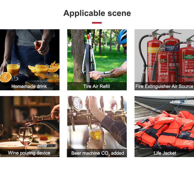 88g CO2 Threaded Cartridge For Airsoft